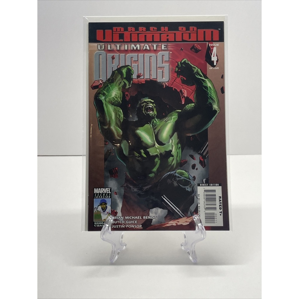 Hulk Ultimate Origins #4 Cover Art Comic Panel Poster Splash Page Marvel | Combi